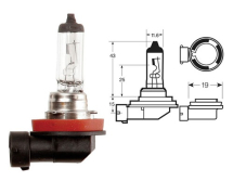 R711 H11 Halogen Headlamp Bulb