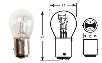 R294 Bulb 24v 21/5w