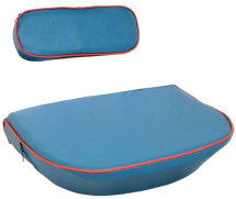 S.66517 Seat Cushion & Back Rest Major Models - Blue, Orange Piped S.66517 Seat Cushion & Back Rest Major Models - Blue, Orange Piped