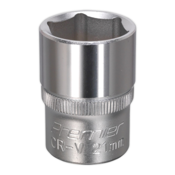 S1221 Siegen WallDrive Socket 21mm 1/2InchSq Drive