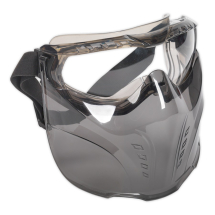 SSP76 Sealey Safety Goggles with detachable clear face shield