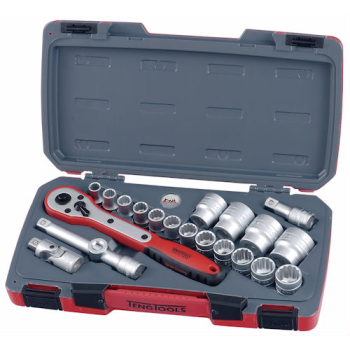 T1221 Teng 1/2Inch Socket Set 21pce