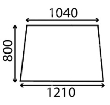 TVH/50504848 Windscreen Flat Clear - Super Deluxe Cab TVH/50504848 Windscreen Flat Clear - Super Deluxe Cab