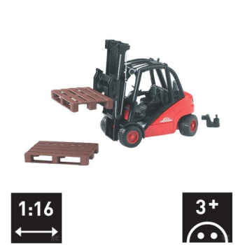 U02511 Linde H35 Forklift + 2 Pallets