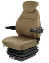 CS85-C1AR Brown Retro Trim Mechanical Suspension Seat Fabric CS85-C1AR Brown Retro Trim Mechanical Suspension Seat Fabric