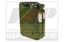 Jerry can - green metal fuel can 20l