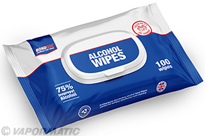 VLB4339 Bondloc Isopropyl Alcohol 75% Hand Wipes 100 pack