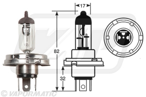 VLC0012 - Bulb - 12v 60-55w VLC0012 - Bulb - 12v 60-55w