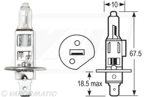 VLC0448 Bulb 12v 55w (BLB448) VLC0448 Bulb 12v 55w (BLB448)