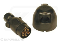 VLC2100 7-pin plug & socket - plastic