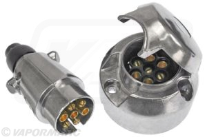 VLC2103 7-pin plug & socket-metal