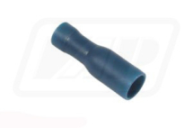 Blue female bullet terminal 5mm (pack of 10)
