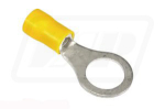 Yellow ring terminal 10mm (pack of 10)