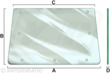 VPM7048 Cab glass - Rear Window VPM7048 Cab glass - Rear Window