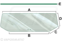 VPM7105 - Cab Glass - Lower Rear Window VPM7105 - Cab Glass - Lower Rear Window