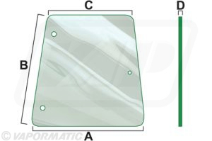 VPM7153 - Cab glass - Left & Right Hand Side Window