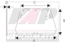 VPM7203 - Cab glass - Rear Window