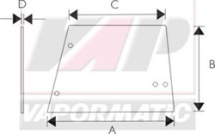 VPM7206 - Cab glass - Left & Right Hand