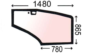 VPM7340 - Left Hand Door Window VPM7340 - Left Hand Door Window