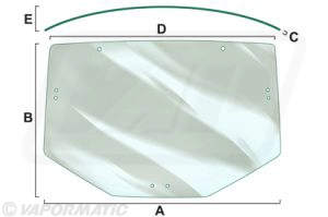 VPM7351 - Rear Window Glass VPM7351 - Rear Window Glass