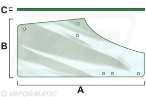 VPM7369 - Right Hand Door Window VPM7369 - Right Hand Door Window