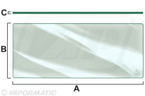 VPM7420 - Lower Rear Glass