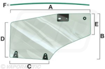 VPM7421 - Door Glass L/H VPM7421 - Door Glass L/H