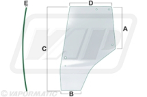 VPM 7450 Door Glass