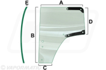 VPM7468 Left Hand Door Glass VPM7468 Left Hand Door Glass