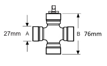 VTE5042 UJ Bearing 27mm x 74.6mm End Cap Greased VTE5042 UJ Bearing 27mm x 74.6mm End Cap Greased